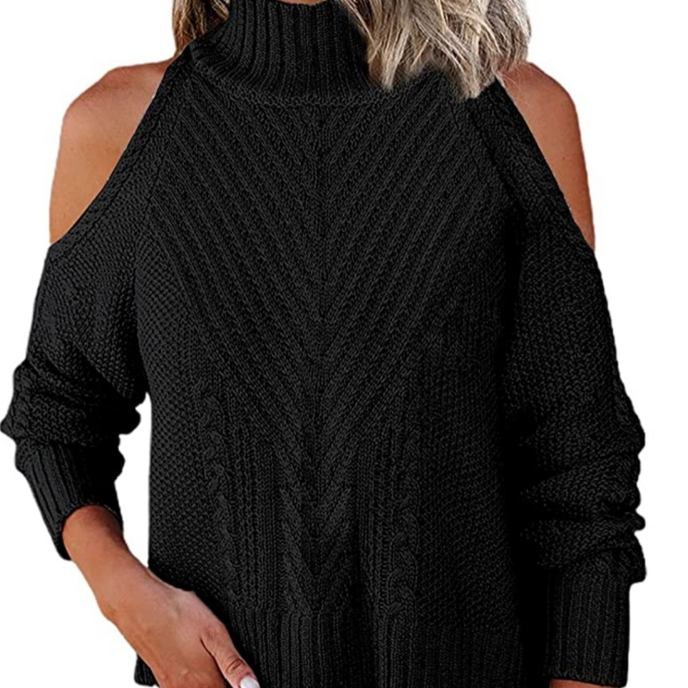 Blencot cold shoulder sweater